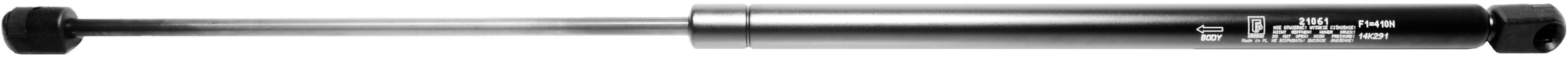 Sprężyna gazowa (21061 FA Krosno) siła 410N długość 600mm skok 245mm