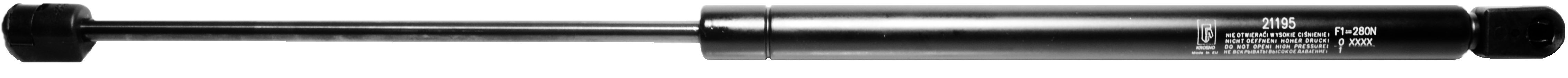 Sprężyna gazowa (21195 FA Krosno) siła 280N długość 499mm skok 200mm