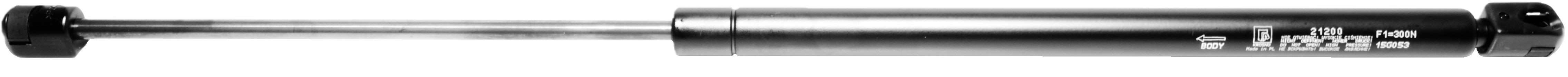 Sprężyna gazowa (21200 FA Krosno) siła 300N długość 542mm skok 210mm