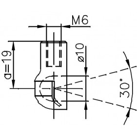 Sprężyna gazowa (21381 FA Krosno) siła 1000N długość 398mm skok 160mm