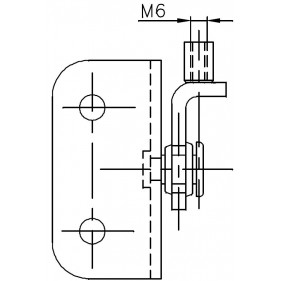 Sprężyna gazowa (21623 FA Krosno) siła 470N długość 645mm skok 202,6mm