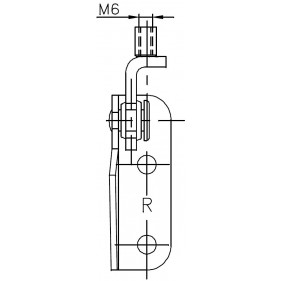 Sprężyna gazowa (21647 FA Krosno) siła 190N długość 614mm skok 248,3mm