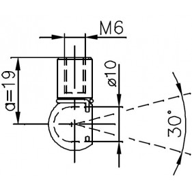 Sprężyna gazowa (24060 FA Krosno) siła 180N długość 601mm skok 255mm