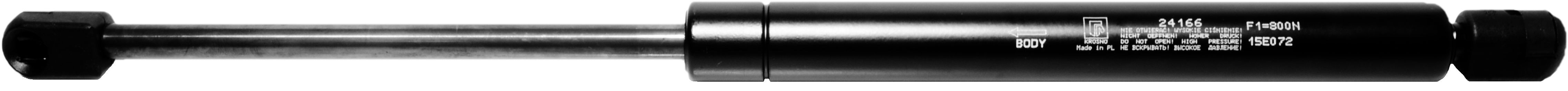 Sprężyna gazowa (24166 FA Krosno) siła 800N długość 405mm skok 160mm