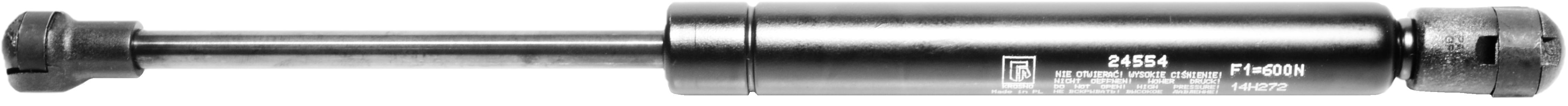 Sprężyna gazowa (24554 FA Krosno) siła 600N długość 285mm skok 105mm