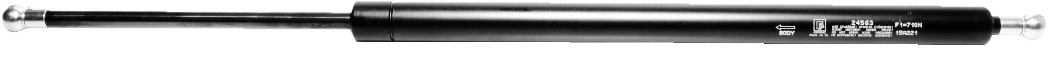 Sprężyna gazowa (24563 FA Krosno) siła 710N długość 550mm skok 160mm