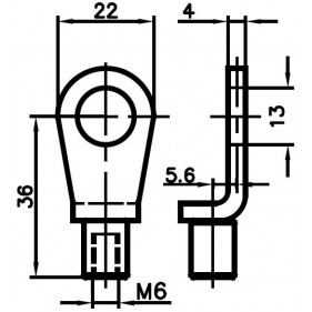 Sprężyna gazowa (24682 FA Krosno) siła 300N długość 479,5mm skok 181mm