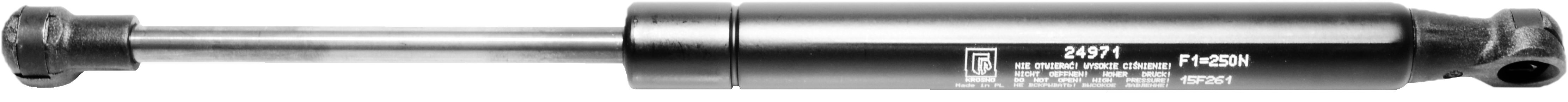Sprężyna gazowa (24971 FA Krosno) siła 250N długość 296mm skok 95mm
