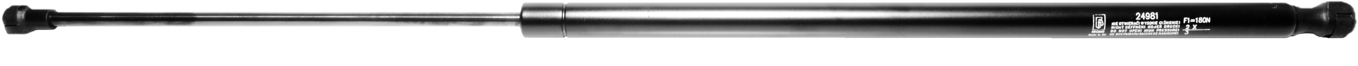 Sprężyna gazowa (24981 FA Krosno) siła 180N długość 672mm skok 240mm