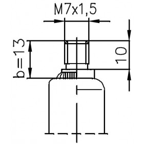 Sprężyna gazowa (31109 FA Krosno) siła 400N długość 394mm skok 149mm