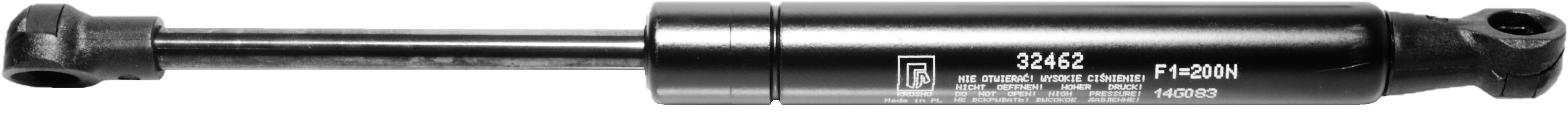 Sprężyna gazowa (32462 FA Krosno) siła 200N długość 254mm skok 76mm