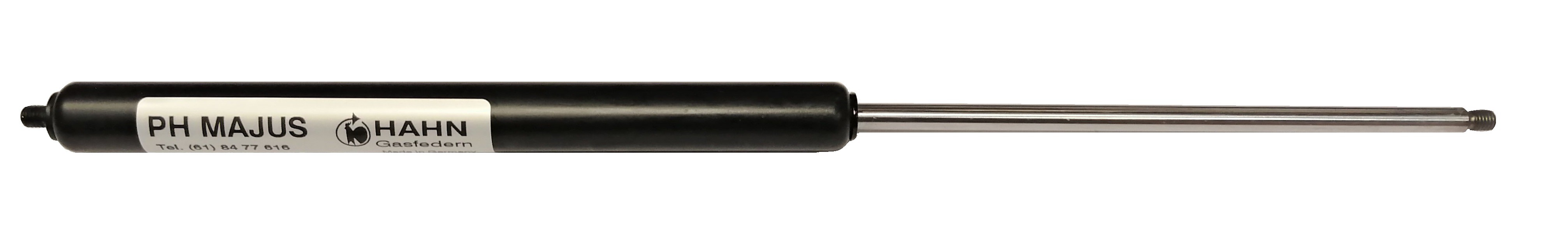 Sprężyna gazowa (HAHN Gasfedern) pchająca długość 313mm skok 140mm siła 40N-400N