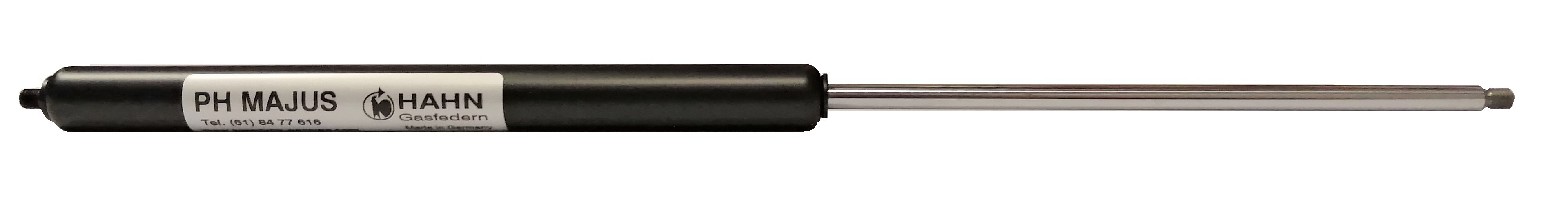 Sprężyna gazowa (HAHN Gasfedern) pchająca długość 333mm skok 150mm siła 40N-400N