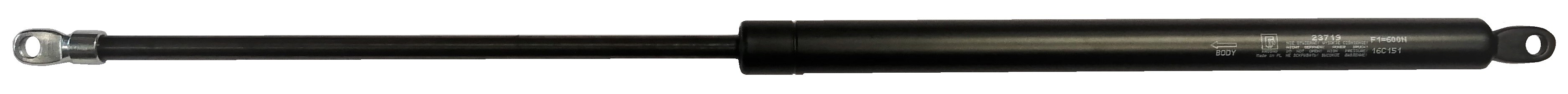 Sprężyna gazowa (23719 FA Krosno) siła 600N długość 600mm skok 255mm