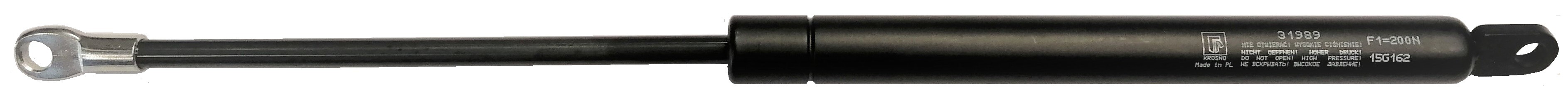 Sprężyna gazowa (31989 FA Krosno) siła 200N długość 405mm skok 160mm
