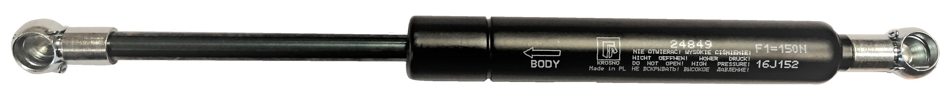 Sprężyna gazowa (FA Krosno 24849) DEUTZ-FAHR 4.70-4.95,6.00-45/106/110/120/135/150,80-260,80MK3-260MK3,TTV 1130,1145,1160 szyb