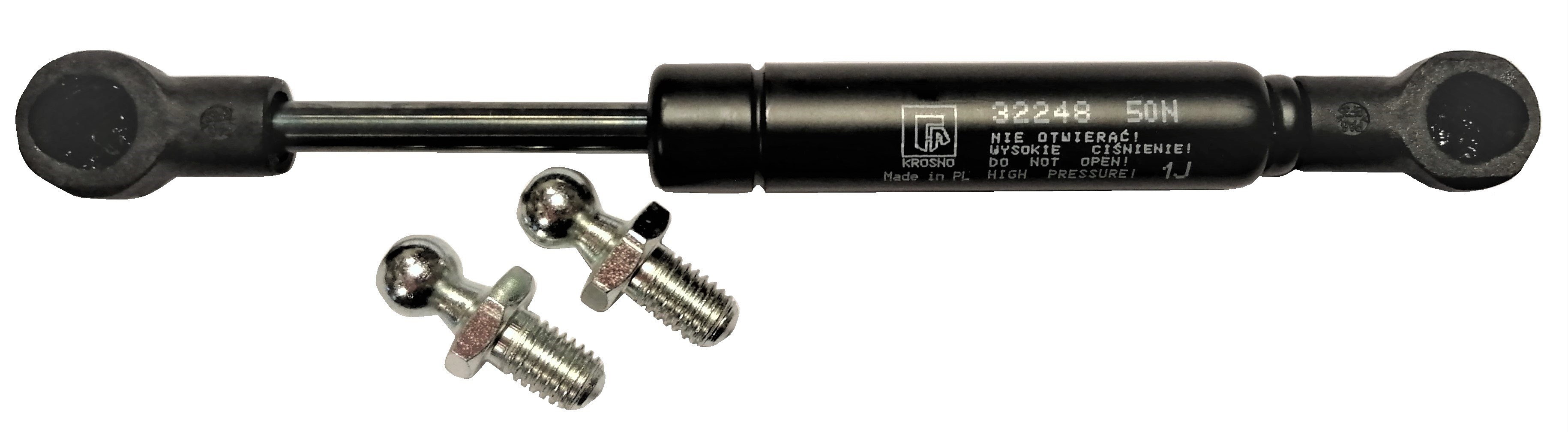Sprężyna gazowa (32248 FA Krosno) siła 50N długość 155,5mm skok 40mm