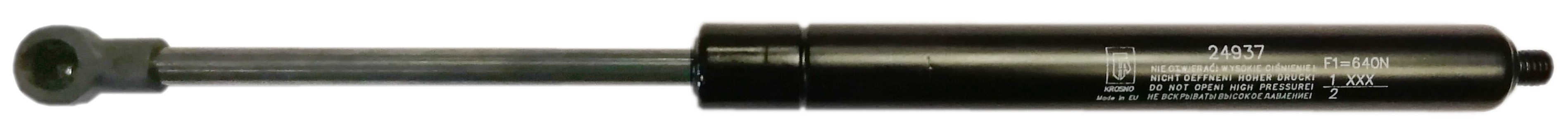 Sprężyna gazowa (24937 FA Krosno) siła 640N długość 300mm skok 100mm