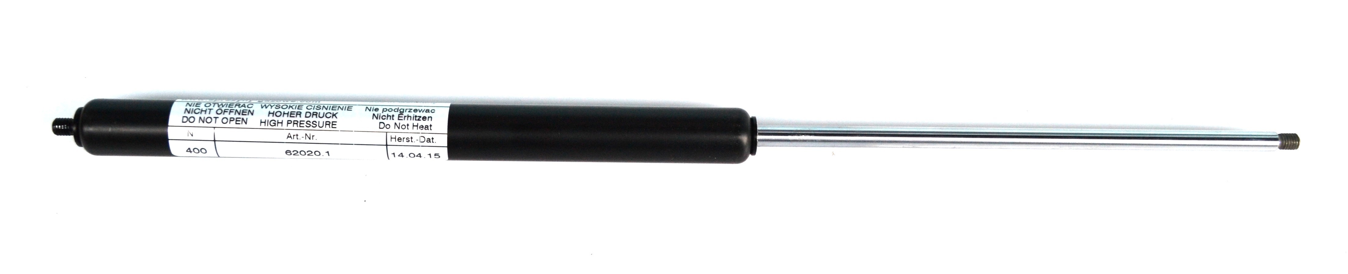 Sprężyna gazowa (HAHN Gasfedern) pchająca długość 393mm skok 180mm siła 40N-400N