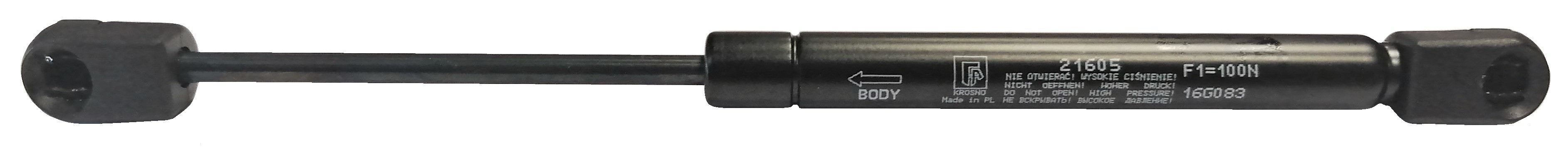 Sprężyna gazowa (FA Krosno 21605) ZETOR 100N 269mm