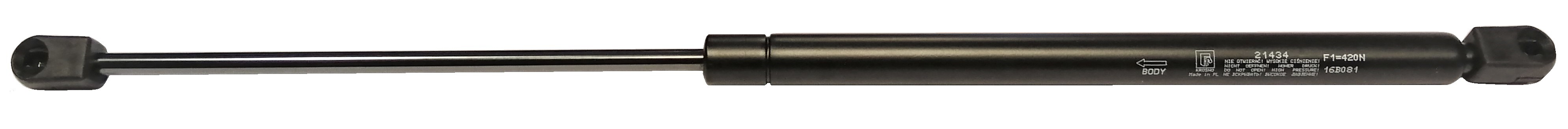 Sprężyna gazowa (FA Krosno 21434) ZETOR 420N 509mm 207mm