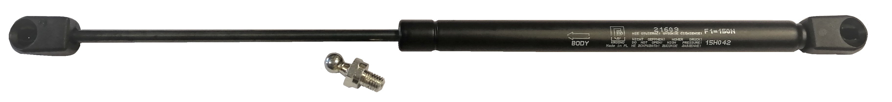 Sprężyna gazowa (FA Krosno 21609) ZETOR dach 150N 375mm