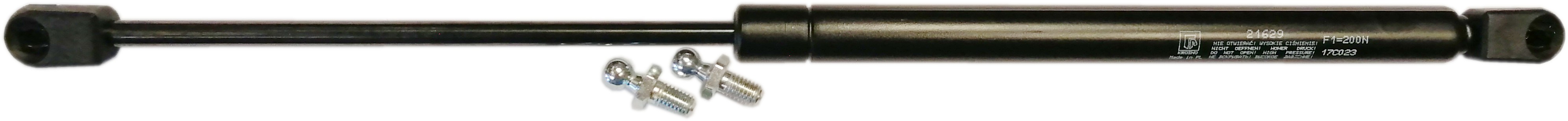 Sprężyna gazowa (21629 FA Krosno) siła 200N długość 444mm skok 180mm