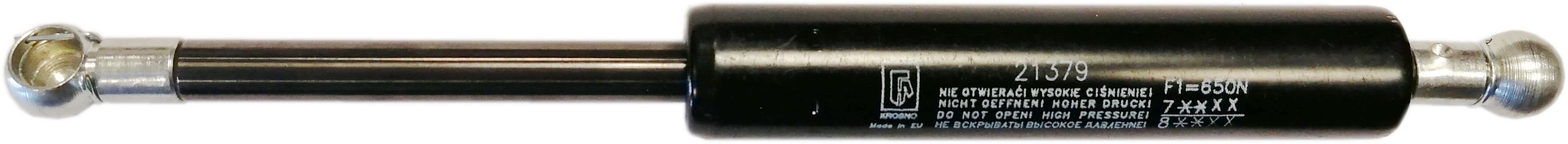 Sprężyna gazowa (21379 FA Krosno) siła 650N długość 235mm skok 78mm