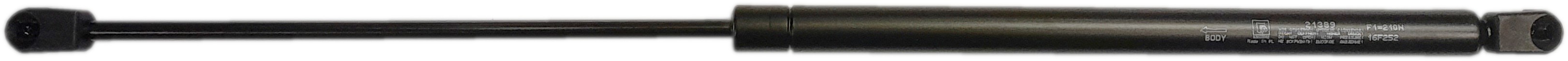 Sprężyna gazowa (21389 FA Krosno) siła 210N długość 569mm skok 242mm