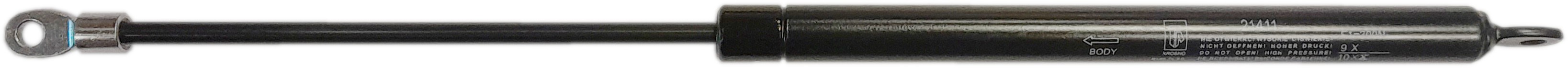Sprężyna gazowa (21411 FA Krosno) siła 300N długość 386mm skok 150mm