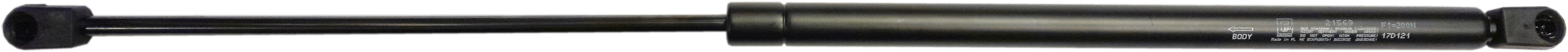 Sprężyna gazowa (21569 FA Krosno) siła 200N długość 600mm skok 250mm