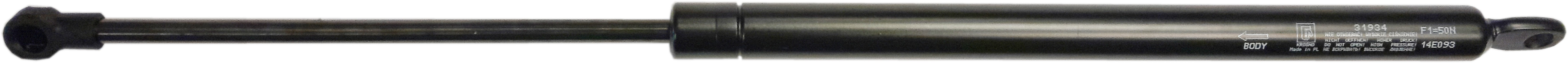 Sprężyna gazowa (31934 FA Krosno) siła 50N długość 484mm skok 180mm
