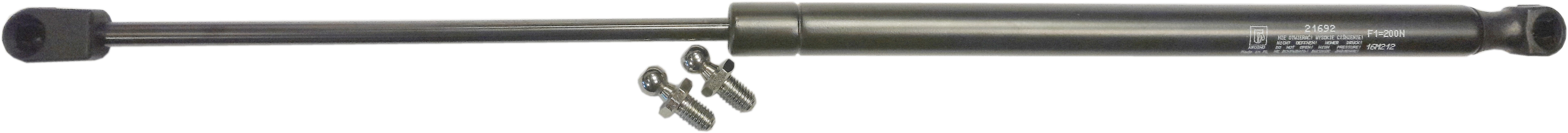 Sprężyna gazowa (21692 FA Krosno) siła 200N długość 502mm skok 200mm