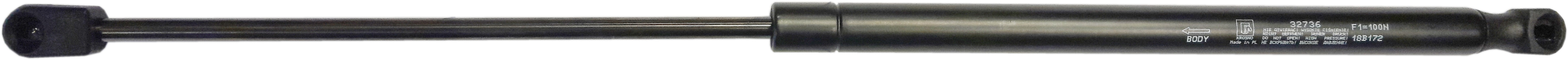 Sprężyna gazowa (32736 FA Krosno) siła 100N długość 525mm skok 220mm