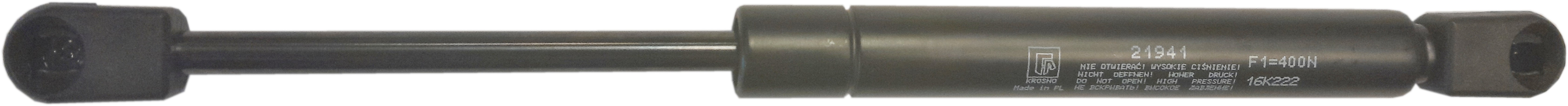 Sprężyna gazowa (21941 FA Krosno) siła 400N długość 278mm skok 100mm