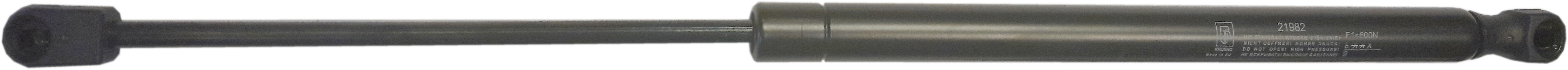 Sprężyna gazowa (21982 FA Krosno) siła 600N długość 473mm skok 184mm