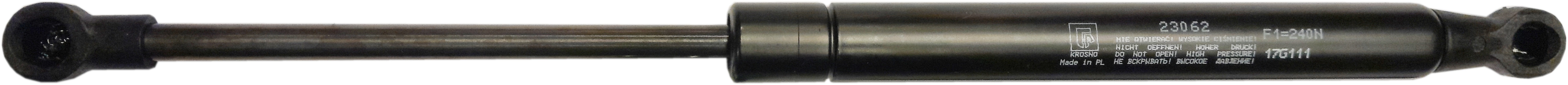 Sprężyna gazowa (23062 FA Krosno) siła 240N długość 327mm skok 123mm
