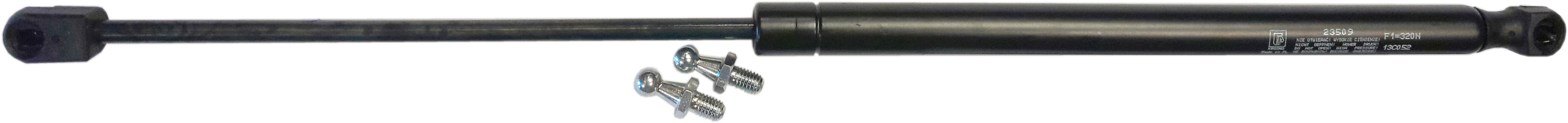 Sprężyna gazowa (23509 FA Krosno) siła 320N długość 527mm skok 210mm