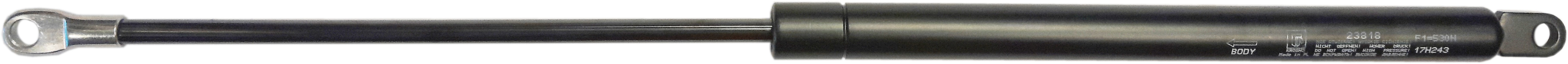 Sprężyna gazowa (23818 FA Krosno) siła 530N długość 485mm skok 200mm