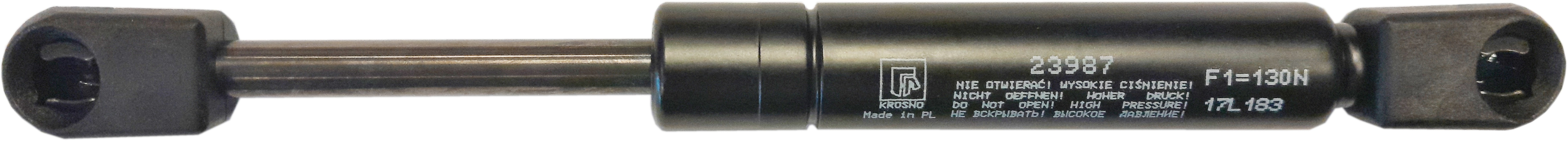 Sprężyna gazowa (23987 FA Krosno) siła 130N długość 196mm skok 60mm
