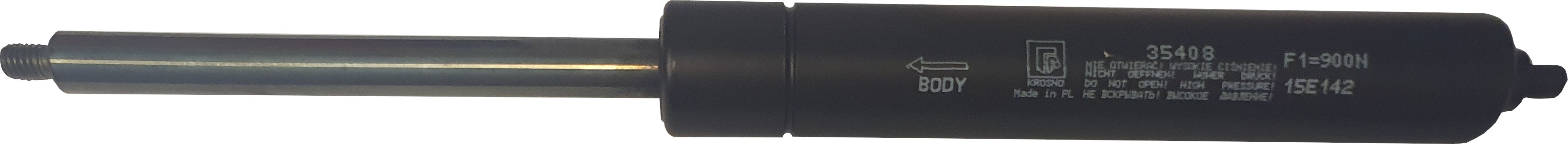 Sprężyna gazowa (35408 FA Krosno) siła 900N długość 247mm skok 100mm