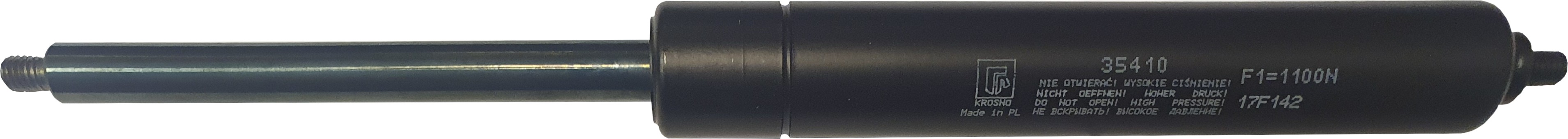 Sprężyna gazowa (35410 FA Krosno) siła 1100N długość 247mm skok 100mm