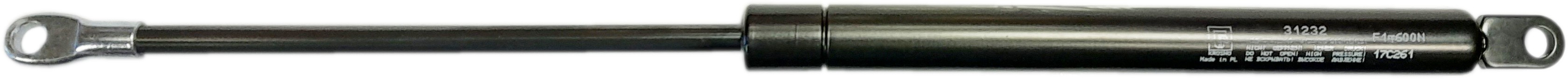 Sprężyna gazowa (31232 FA Krosno) siła 600N długość 405mm skok 160mm