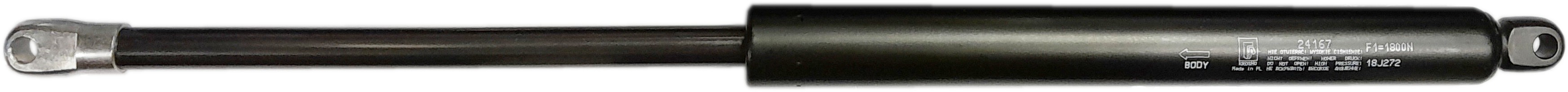 Sprężyna gazowa (24167 FA Krosno) siła 1800N długość 500mm skok 200mm