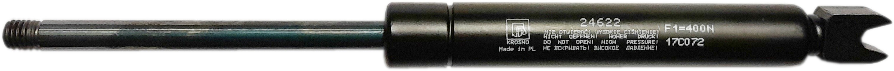 Sprężyna gazowa (24622 FA Krosno) siła 400N długość 218mm skok 85mm