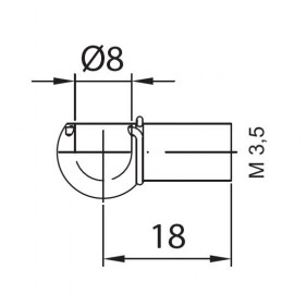 Sprężyna gazowa (HAHN Gasfedern) pchająca długość 148mm skok 40mm siła 40N