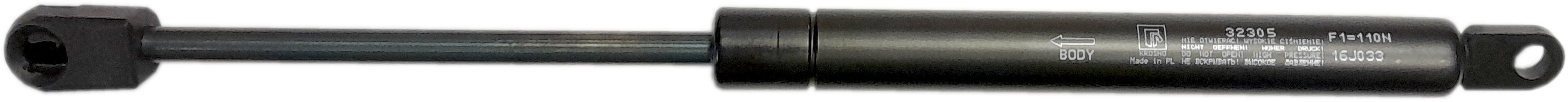 Sprężyna gazowa (32305 FA Krosno) siła 110N długość 325mm skok 120mm