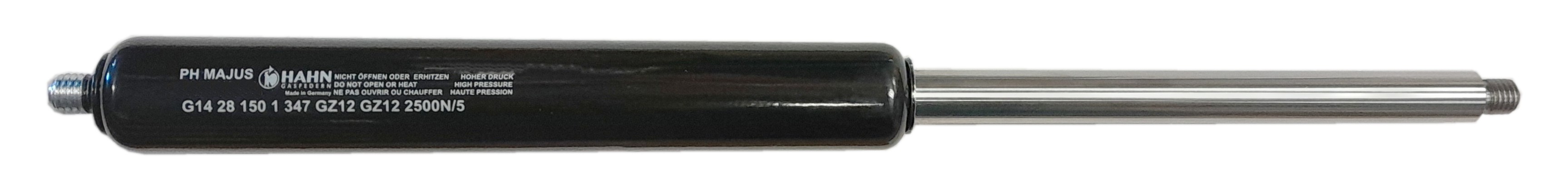 Sprężyna gazowa (HAHN Gasfedern) pchająca długość 347mm skok 150mm siła 150N-2500N