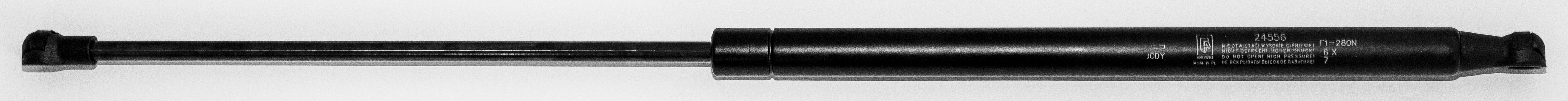 Sprężyna gazowa (24556 FA Krosno) siła 280N długość 550mm skok 235mm