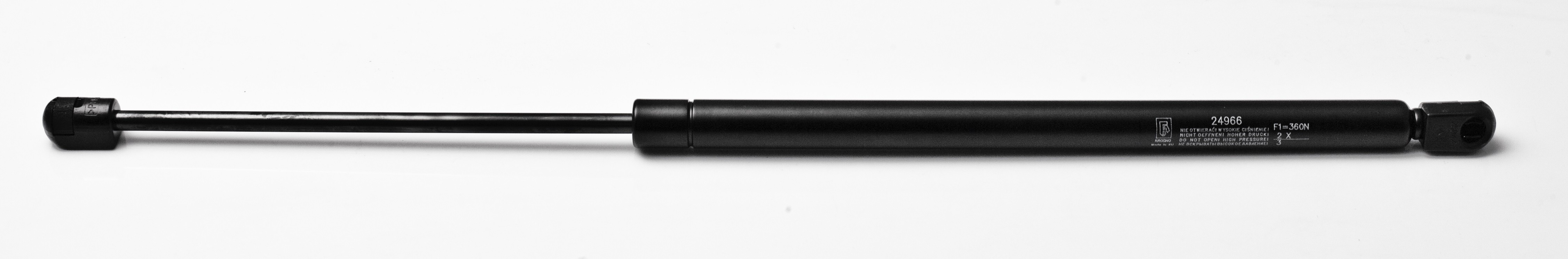 Sprężyna gazowa (24966 FA Krosno) siła 360N długość 532,5mm skok 190mm
